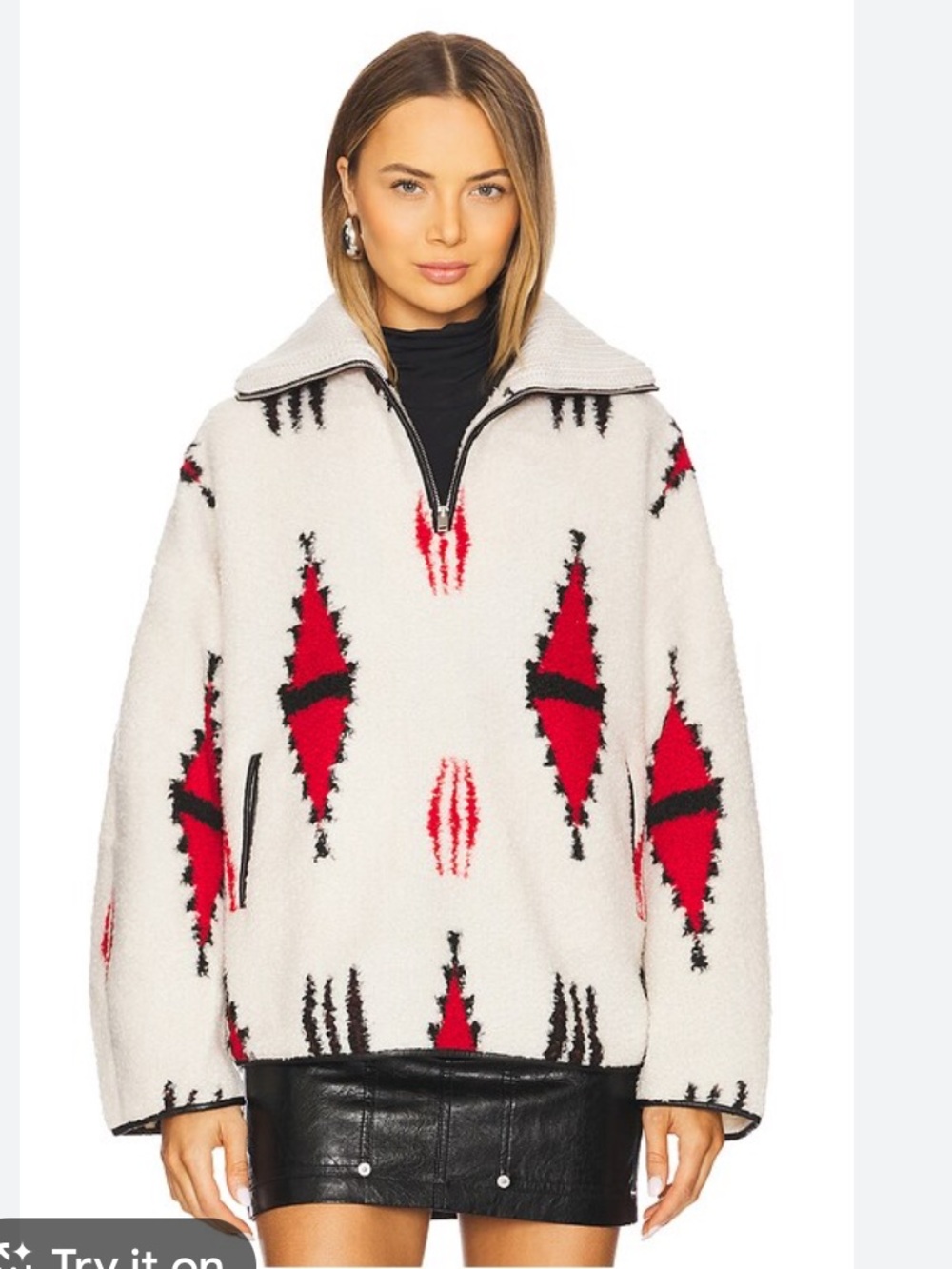 Marner Sweater in Ecru & Red
ISABEL MARANT ETOILE